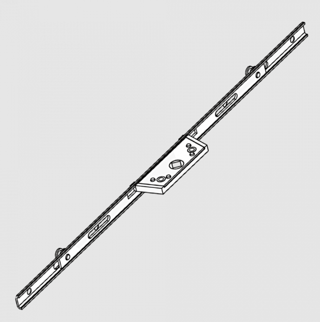 Urail Espag Rod 16mm Faceplate & 8mm Cam With 20mm Backset