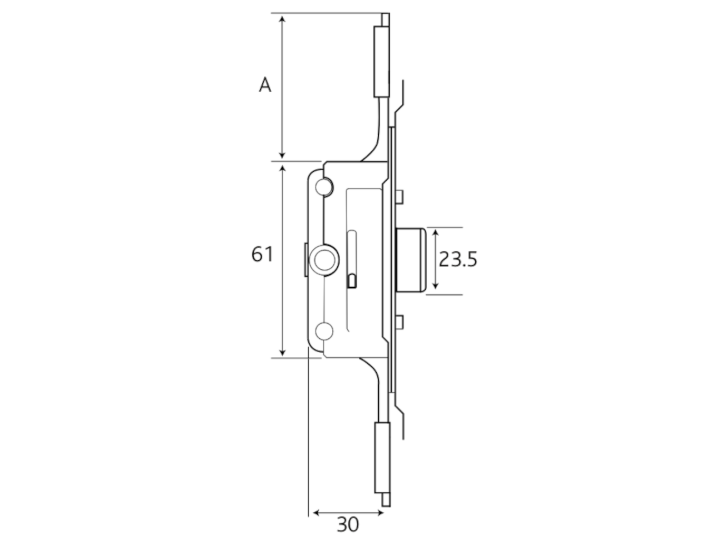 Aubi Saracen Cranked Faceplate Window Gearbox 11.5mm
