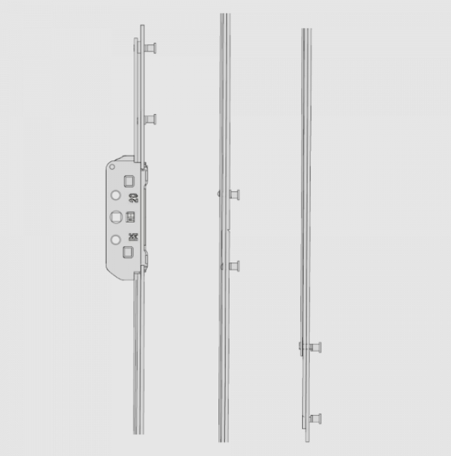 GR RAIL Reach 185 Espag Rod 20mm