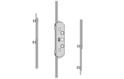 GR RAIL Twin Espag Rod 20mm
