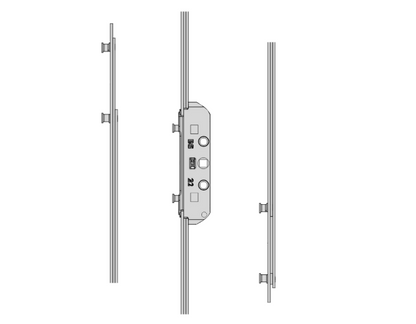 GR RAIL Twin Espag Rod 22mm