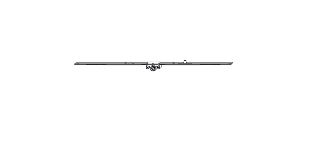 NX Espagnolette 15mm Backset With Centred/Variable Handle Height