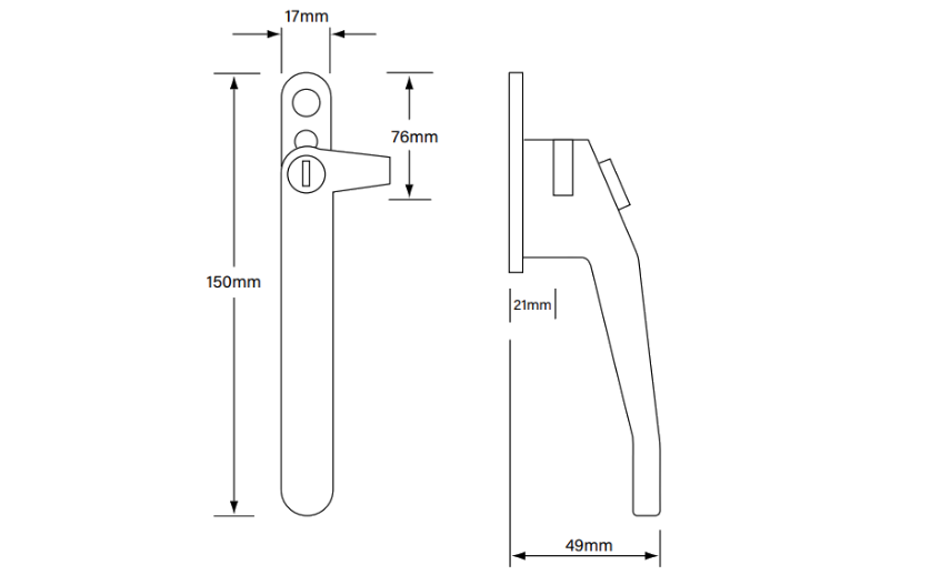 Adaptable Cockspur Handle Kit