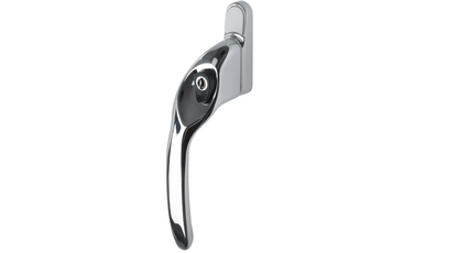 Overture E II Locking Espag Window Handle Offset Handed