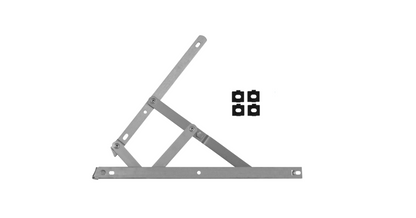 Side Hung Egress Friction Stay Hinge With Packers - 13mm - 17mm