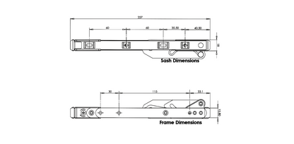 Mega Egress Friction Stay Hinge