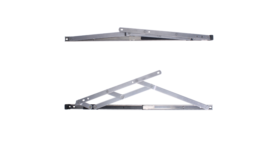 Restricted Top Hung Friction Stay Hinge Pair 17mm