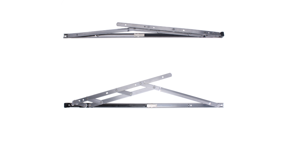 Restricted Top Hung Friction Stay Hinge Pair 17mm