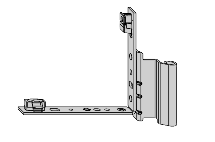 TBT Rebated Corner Support 12/20-9 To Suit 9mm Eurogroove UPVC