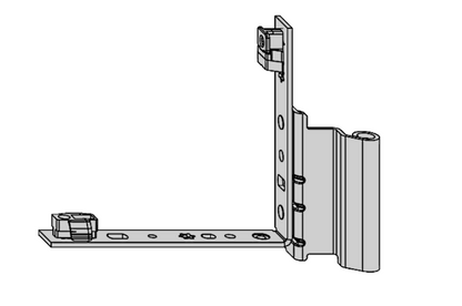 TBT Rebated Corner Support 12/20-9 To Suit 9mm Eurogroove UPVC