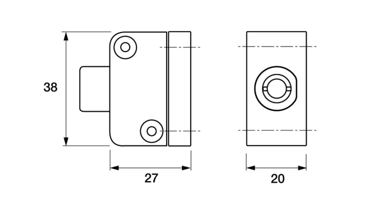 8K102 Window Push Lock