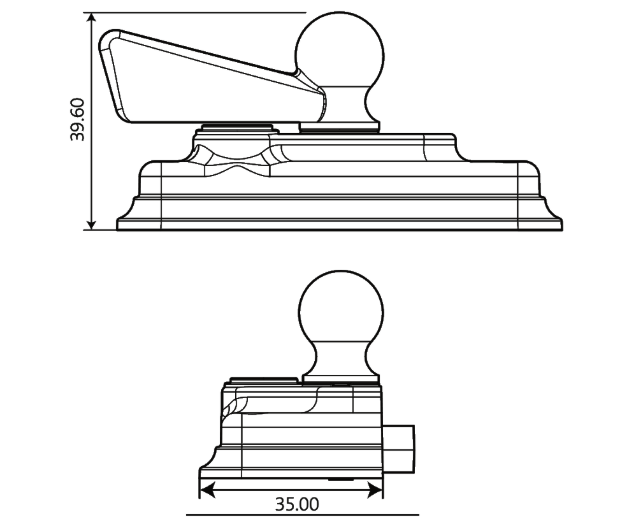 High Security Architectural Lever Pivot Lock