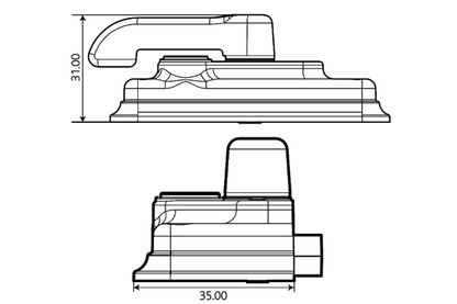 Standard Classic Lever Pivot Lock