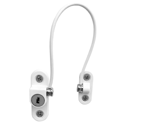 200mm Mini Locking Cable Window Restrictor
