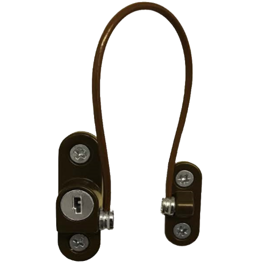 200mm Mini Locking Cable Window Restrictor