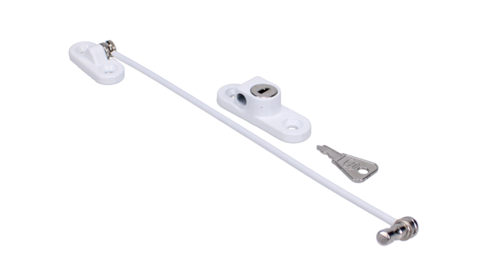200mm Mini Locking Cable Window Restrictor