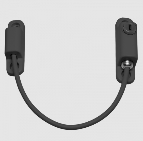 150mm Locking Window Cable Restrictor
