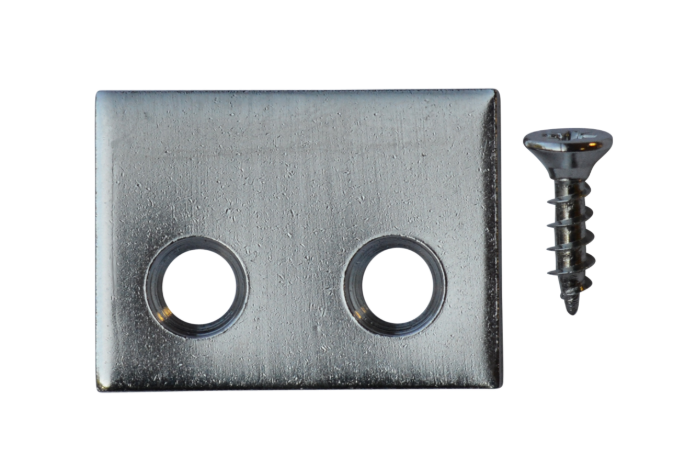 ROLA Sash Window Stop Plate - Pack of 10 Plates & 20 Screws