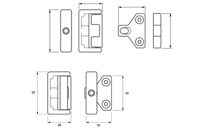 8K106 Window Swing Lock