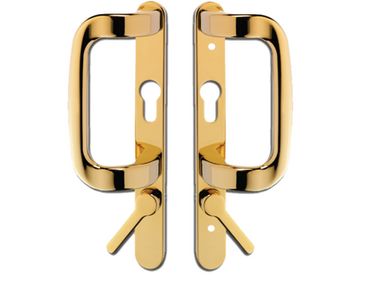 Sparta Patio Door Handle With Levers - Euro