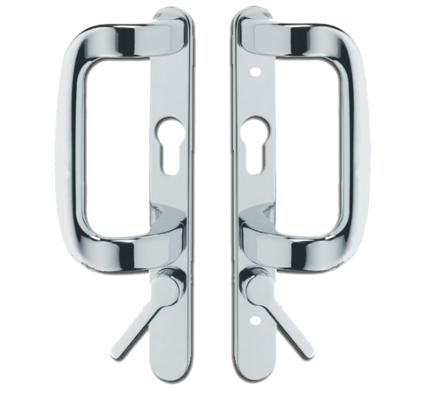 Sparta Patio Door Handle With Levers - Euro