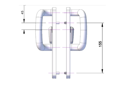 316 Patio Handle & Lever