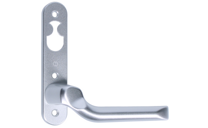 NTech Villa Balcony Door Handle 3 Fix Internal Handed With Cutout To Suit Rococo Scandinavian Oval