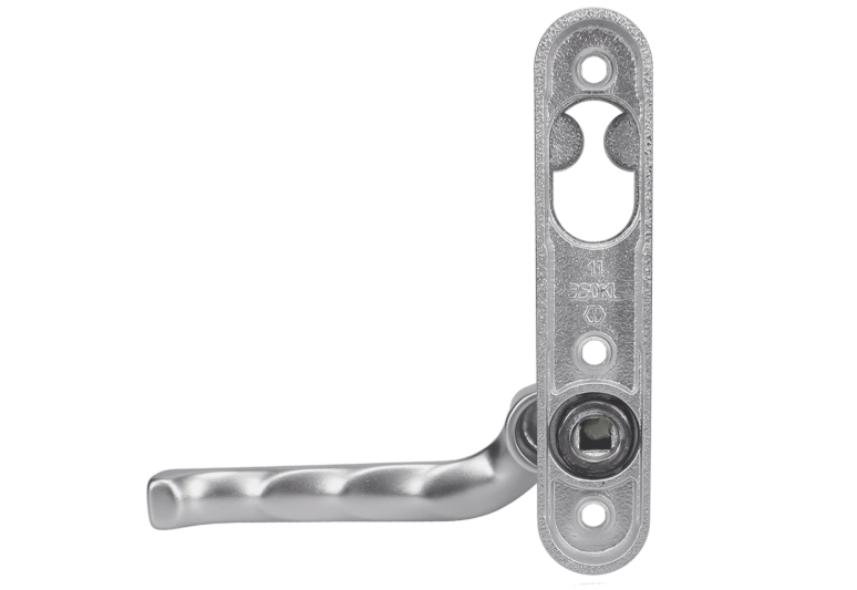 NTech Villa Balcony Door Handle 3 Fix Internal Handed With Cutout To Suit Rococo Scandinavian Oval