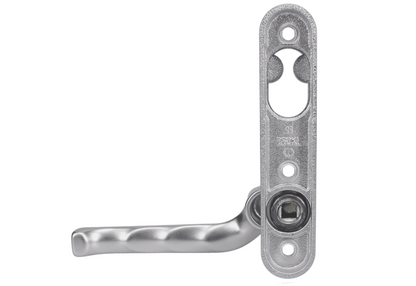 NTech Villa Balcony Door Handle 3 Fix Internal Handed With Cutout To Suit Rococo Scandinavian Oval