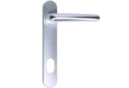 NTech Villa Balcony Door Handle External With Cutout To Suit Scandinavian Oval