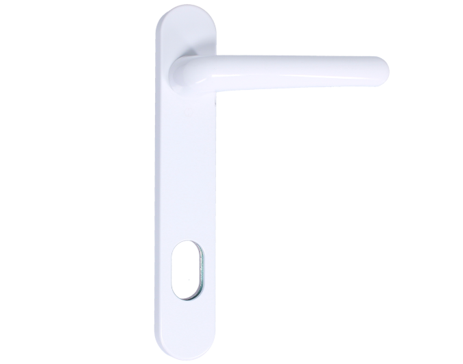 NTech Villa Balcony Door Handle External With Cutout To Suit Scandinavian Oval