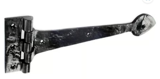 Antique Black Heavy Duty Tee Hinge 12"