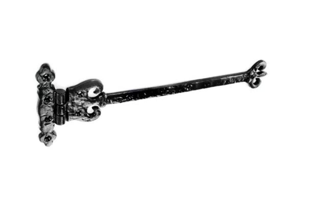 Antique Black Medium Duty Tee Hinge 12"