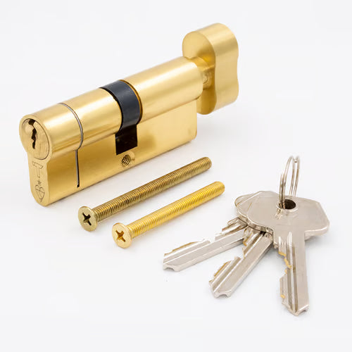 Euro Key & Thumbturn Cylinders British Standard Kitemarked TS007 1* With Turn Side 40