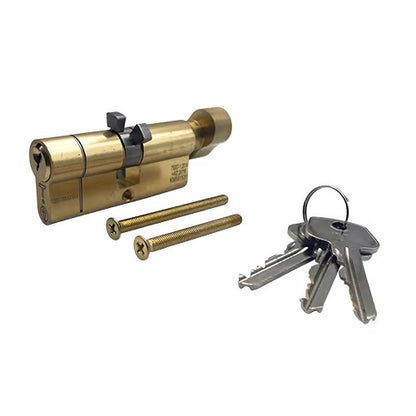 Banham 363 Type Mortice Euro Key & Thumbturn Cylinder