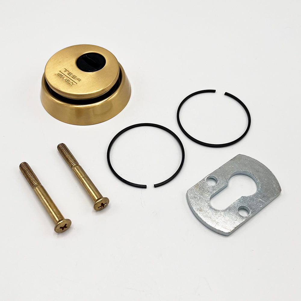 TLB Series 3 Point Latch 10 Pin Bolts U-Rail 20mm Faceplate Multipoint Door Lock - Key Wind