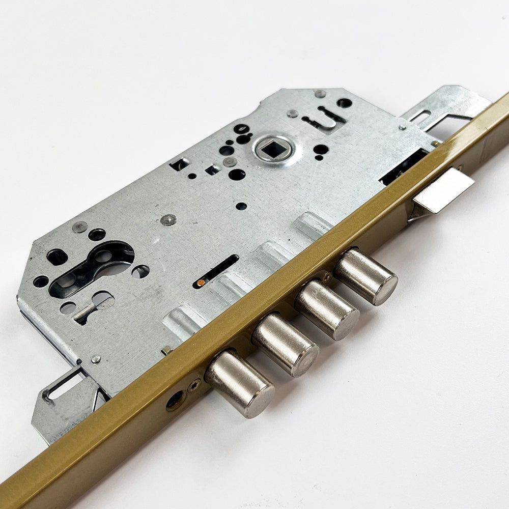 TLB Series 5 Point Latch 16 Pin Bolts U-Rail 20mm Faceplate Multipoint Door Lock - Key Wind