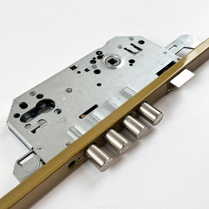 TLB Series 5 Point Latch 16 Pin Bolts U-Rail 20mm Faceplate Multipoint Door Lock - Key Wind