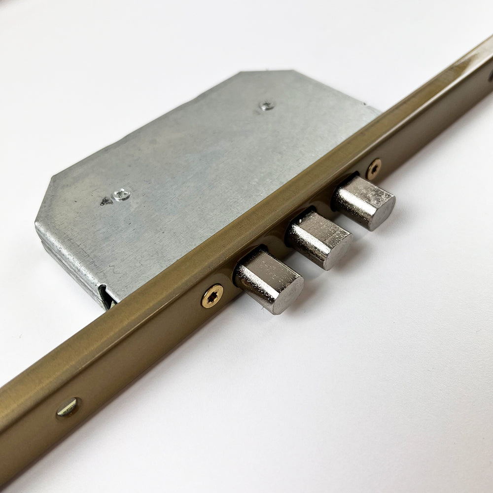 TLB Series 5 Point Latch 16 Pin Bolts U-Rail 20mm Faceplate Multipoint Door Lock - Key Wind