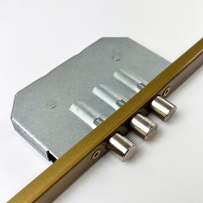TLB Series 5 Point Latch 10 Pin Bolts 2 Shoot Bolt U-Rail 20mm Faceplate Multipoint Door Lock - Key Wind