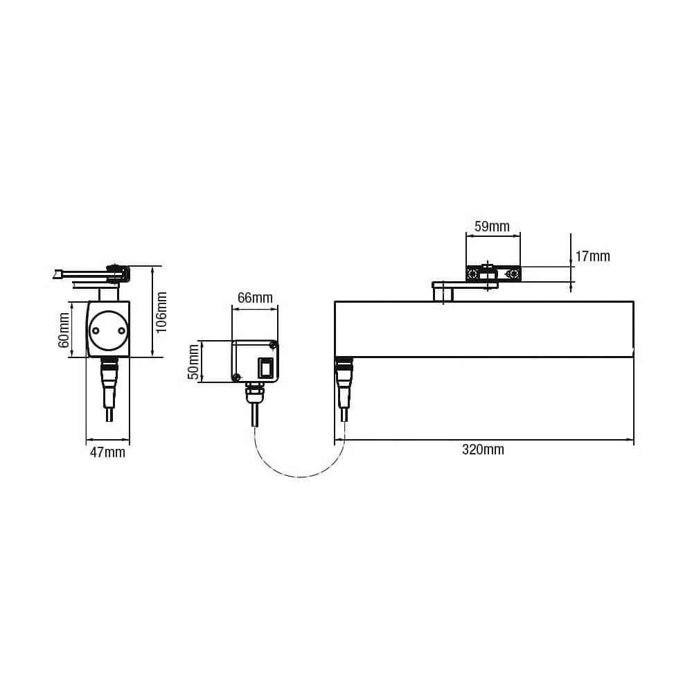 TS73 EMF Size 4-6 Overhead Electromagnetic Door Closer