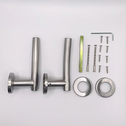 Fire Rated Stainless Steel (SSS) 19mm Arched Lever On Rose Furniture