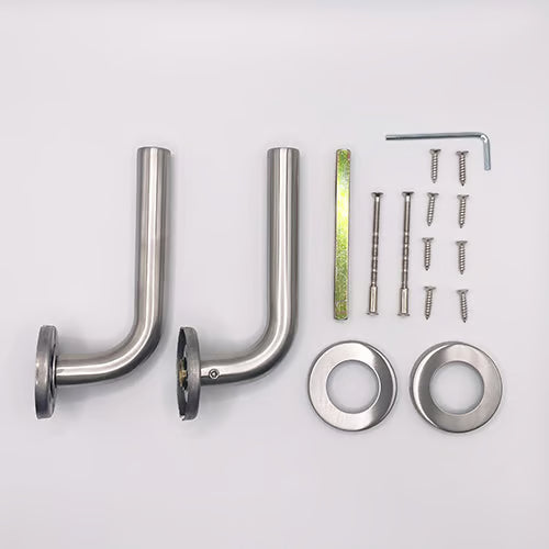 Fire Rated Stainless Steel (SSS) 19mm Straight Lever On Rose Furniture
