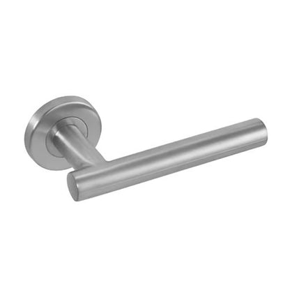 Fire Rated Stainless Steel (SSS) 19mm T Bar Lever On Rose Furniture