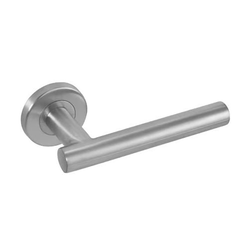 Fire Rated Stainless Steel (SSS) 19mm T Bar Lever On Rose Furniture