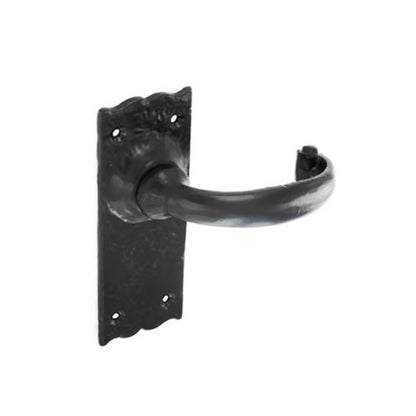 Antique Black Lever On Plate Furniture