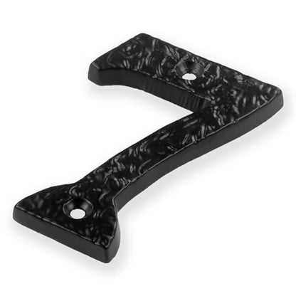Antique Black Face Fix Door Numerals