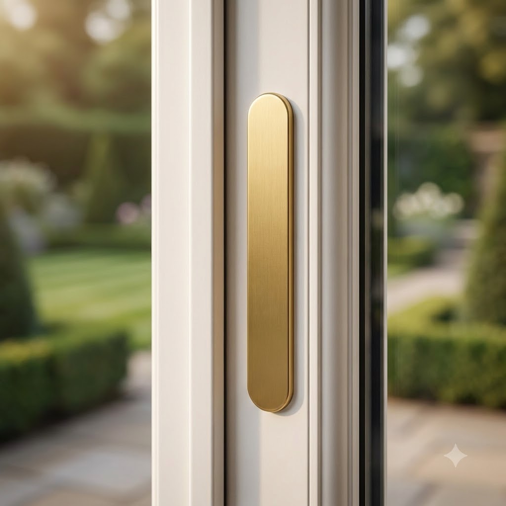 French Door External Blanking Plate 122mm Screw Centres