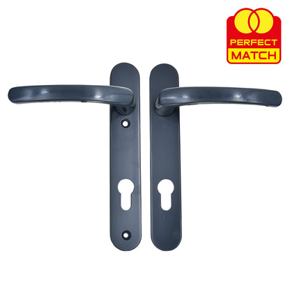 Lever UPVC Multipoint Door Handles - 92mm PZ Sprung 122mm Screw Centres