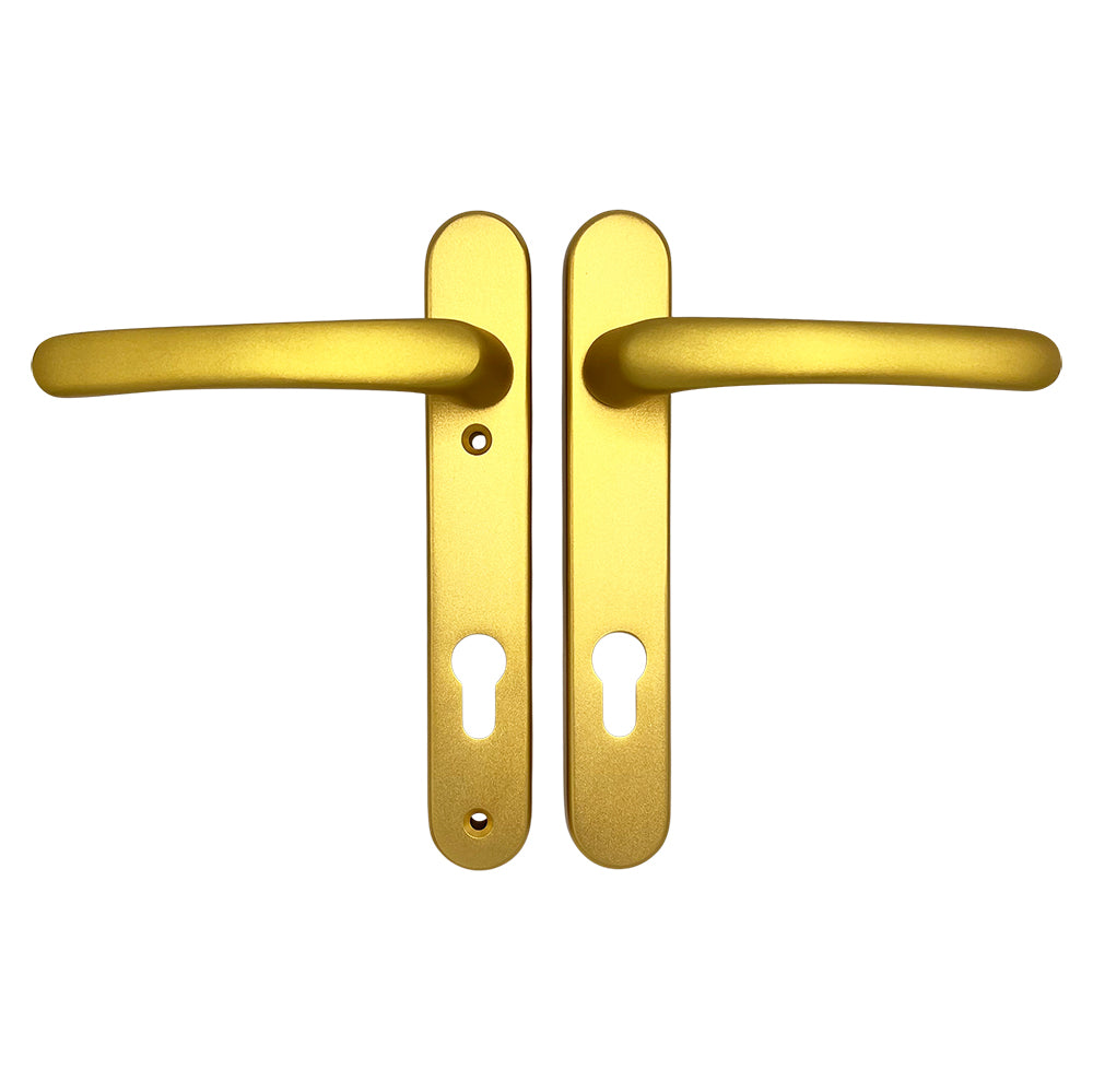 Lever UPVC Multipoint Door Handles - 92mm PZ Sprung 122mm Screw Centres